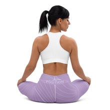 Load image into Gallery viewer, POSITION - PURPLE ABSTRACT - Yoga Leggings