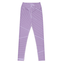 Load image into Gallery viewer, POSITION - PURPLE ABSTRACT - Yoga Leggings
