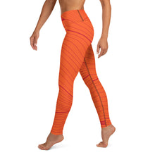Load image into Gallery viewer, P0SITION ORANGE STRIPES - Yoga Leggings