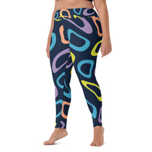 Load image into Gallery viewer, POSITION-BRIGHT ABSTRACT - Yoga Leggings