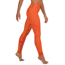 Load image into Gallery viewer, P0SITION ORANGE STRIPES - Yoga Leggings