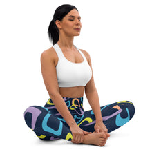 Load image into Gallery viewer, POSITION-BRIGHT ABSTRACT - Yoga Leggings