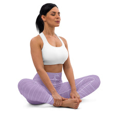 Load image into Gallery viewer, POSITION - PURPLE ABSTRACT - Yoga Leggings