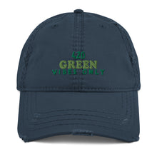 Load image into Gallery viewer, 420 GREEN VIBES - Distressed Dad Hat