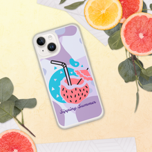 Load image into Gallery viewer, Sipping Summer - iPhone Case