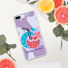 Load image into Gallery viewer, Sipping Summer - iPhone Case