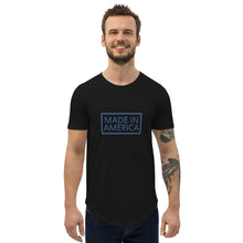 Load image into Gallery viewer, MADE IN AMERICA - Men's Curved Hem T-Shirt