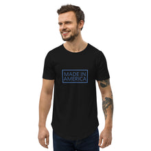 Load image into Gallery viewer, MADE IN AMERICA - Men's Curved Hem T-Shirt