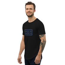 Load image into Gallery viewer, MADE IN AMERICA - Men's Curved Hem T-Shirt