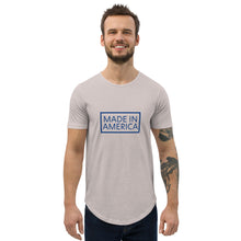 Load image into Gallery viewer, MADE IN AMERICA - Men's Curved Hem T-Shirt