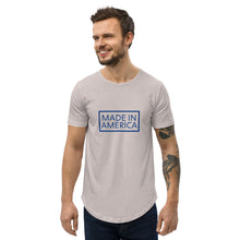 Load image into Gallery viewer, MADE IN AMERICA - Men's Curved Hem T-Shirt