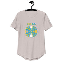 Load image into Gallery viewer, CONCENTRIC CIRCLE - Men's Curved Hem T-Shirt