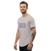 Load image into Gallery viewer, MADE IN AMERICA - Men's Curved Hem T-Shirt