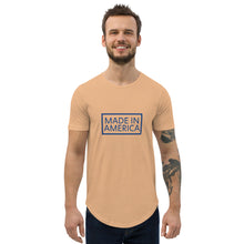 Load image into Gallery viewer, MADE IN AMERICA - Men's Curved Hem T-Shirt