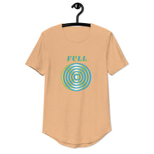Load image into Gallery viewer, CONCENTRIC CIRCLE - Men's Curved Hem T-Shirt