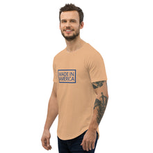 Load image into Gallery viewer, MADE IN AMERICA - Men's Curved Hem T-Shirt