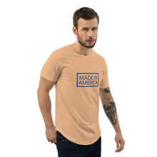 Load image into Gallery viewer, MADE IN AMERICA - Men's Curved Hem T-Shirt