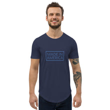Load image into Gallery viewer, MADE IN AMERICA - Men's Curved Hem T-Shirt