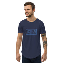 Load image into Gallery viewer, MADE IN AMERICA - Men's Curved Hem T-Shirt