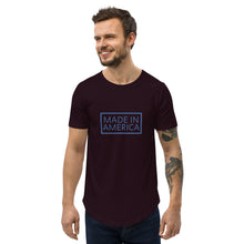 Load image into Gallery viewer, MADE IN AMERICA - Men's Curved Hem T-Shirt