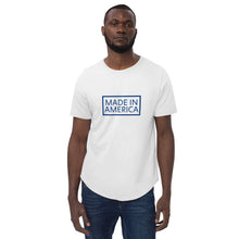 Load image into Gallery viewer, MADE IN AMERICA - Men's Curved Hem T-Shirt