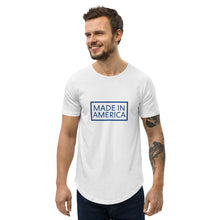 Load image into Gallery viewer, MADE IN AMERICA - Men's Curved Hem T-Shirt