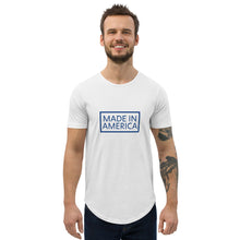 Load image into Gallery viewer, MADE IN AMERICA - Men's Curved Hem T-Shirt