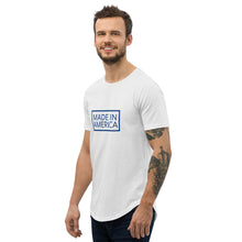 Load image into Gallery viewer, MADE IN AMERICA - Men's Curved Hem T-Shirt