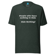 Load image into Gallery viewer, Nothing to Hide-Short-Sleeve Unisex T-Shirt