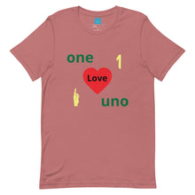 Load image into Gallery viewer, One Love-Short-Sleeve Unisex T-Shirt