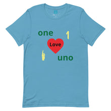 Load image into Gallery viewer, One Love-Short-Sleeve Unisex T-Shirt