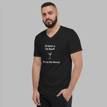 Load image into Gallery viewer, TIN ROOF - Unisex Short Sleeve V-Neck T-Shirt