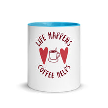 Load image into Gallery viewer, Life Happens-Mug with Color Inside