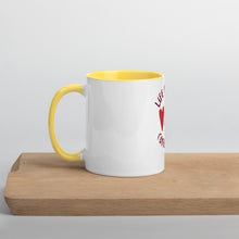 Load image into Gallery viewer, Life Happens-Mug with Color Inside
