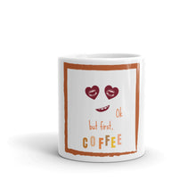 Load image into Gallery viewer, COFFEE - White glossy mug