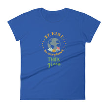 Load image into Gallery viewer, Think green-Women's short sleeve t-shirt