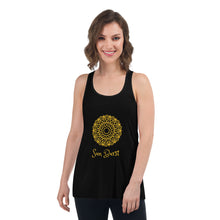 Load image into Gallery viewer, MANDALA SUN BURST - Women's Flowy Racerback Tank