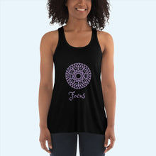 Load image into Gallery viewer, MANDALA FOCUS - Women's Flowy Racerback Tank