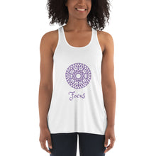 Load image into Gallery viewer, MANDALA FOCUS - Women's Flowy Racerback Tank