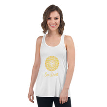 Load image into Gallery viewer, MANDALA SUN BURST - Women's Flowy Racerback Tank