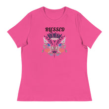 Load image into Gallery viewer, BLESSED - Women's Relaxed T-Shirt
