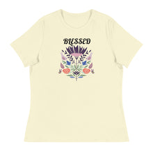 Load image into Gallery viewer, BLESSED - Women's Relaxed T-Shirt