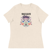 Load image into Gallery viewer, BLESSED - Women's Relaxed T-Shirt