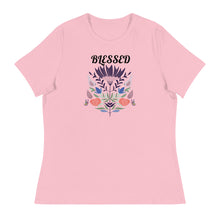 Load image into Gallery viewer, BLESSED - Women's Relaxed T-Shirt