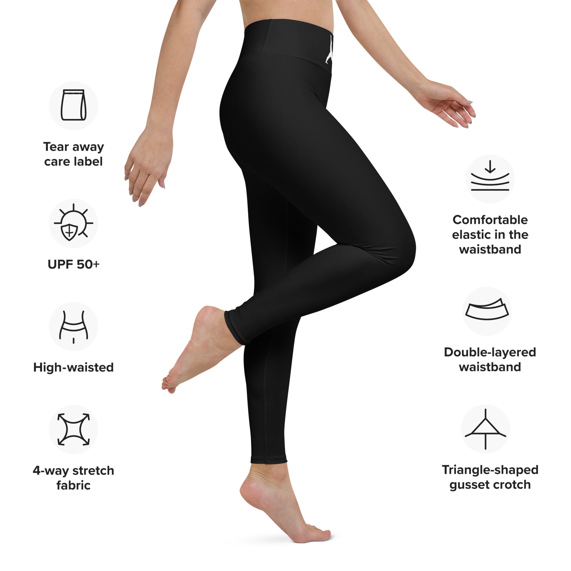 POSITION BLACK - Yoga Leggings – GoodLife Expressions