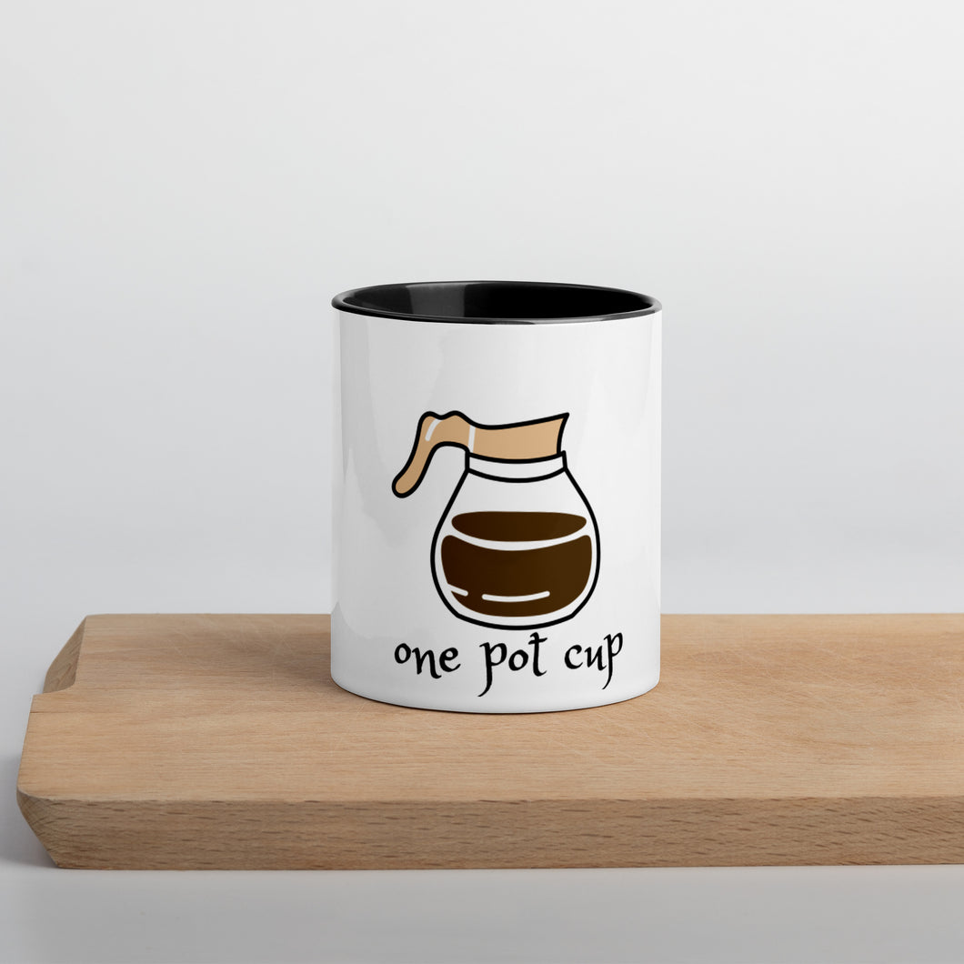 One pot cup-Mug with Color Inside