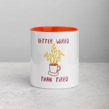 Load image into Gallery viewer, BETTER WIRED - Mug with Color Inside
