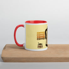 Load image into Gallery viewer, COFFEE - Mug with Color Inside
