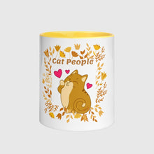 Load image into Gallery viewer, Cat People-Mug with Color Inside
