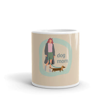 Load image into Gallery viewer, DOG MOM - White glossy mug
